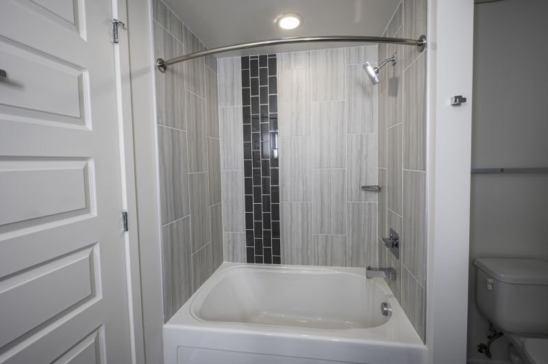 Modern Narrow Shower Layout